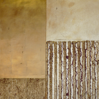 verschiedene schöne handvergoldete Strukturen katrin schwenk raumkunst 2010 